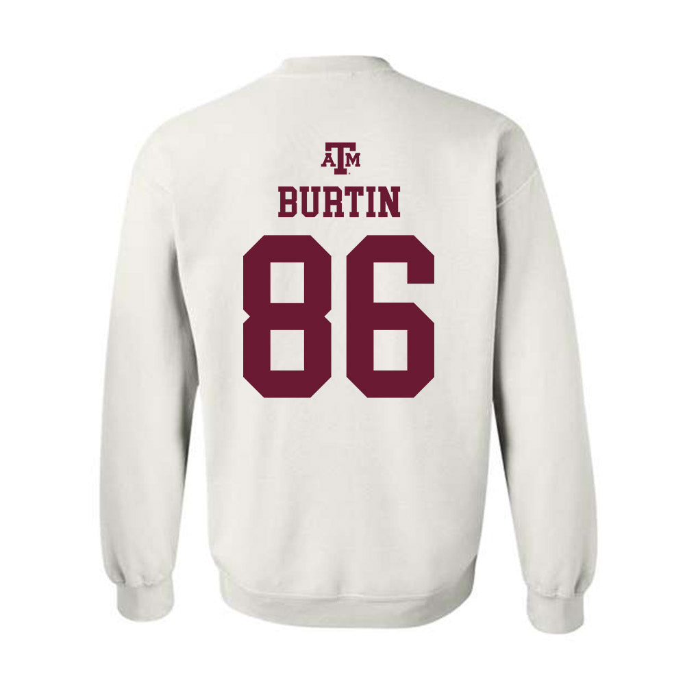 Texas A&M - NCAA Football : Ryan Burtin - White Out 2026 Crewneck Sweatshirt-1