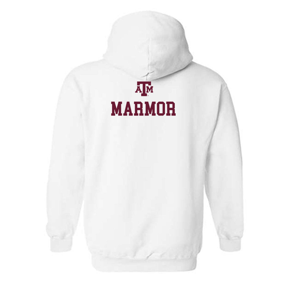 Texas A&M - NCAA Equestrian : Elizabeth Marmor - White Out 2026 Hooded Sweatshirt-1