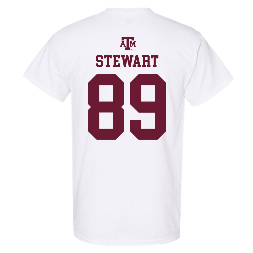 Texas A&M - NCAA Football : Kade Stewart - White Out 2026 T-Shirt-1
