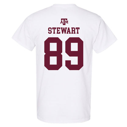 Texas A&M - NCAA Football : Kade Stewart - White Out 2026 T-Shirt-1