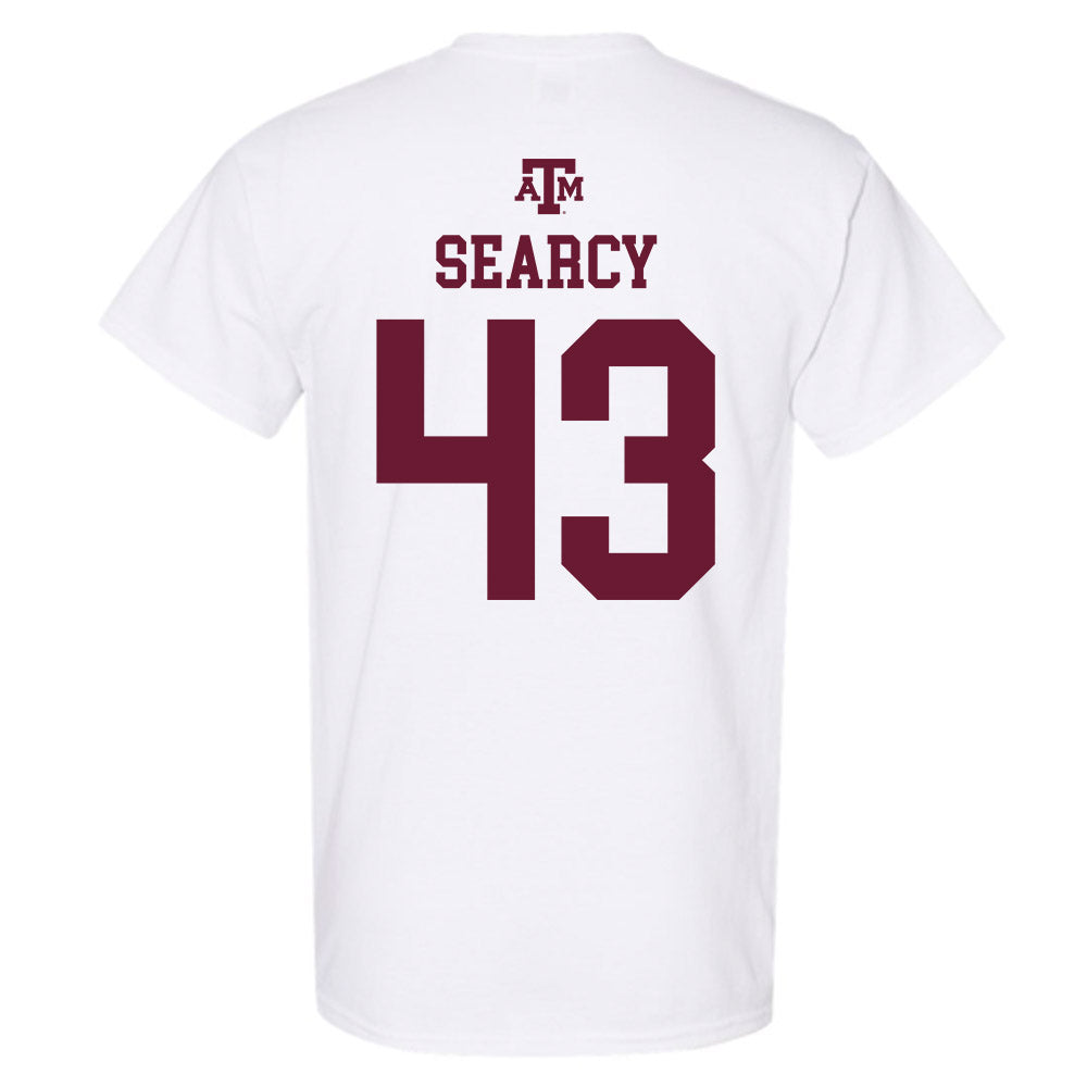 Texas A&M - NCAA Football : Jeremiah Searcy - White Out 2026 T-Shirt-1