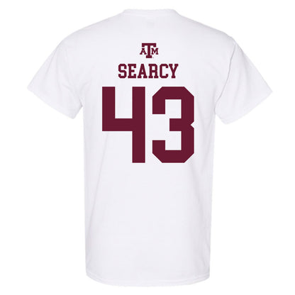 Texas A&M - NCAA Football : Jeremiah Searcy - White Out 2026 T-Shirt-1