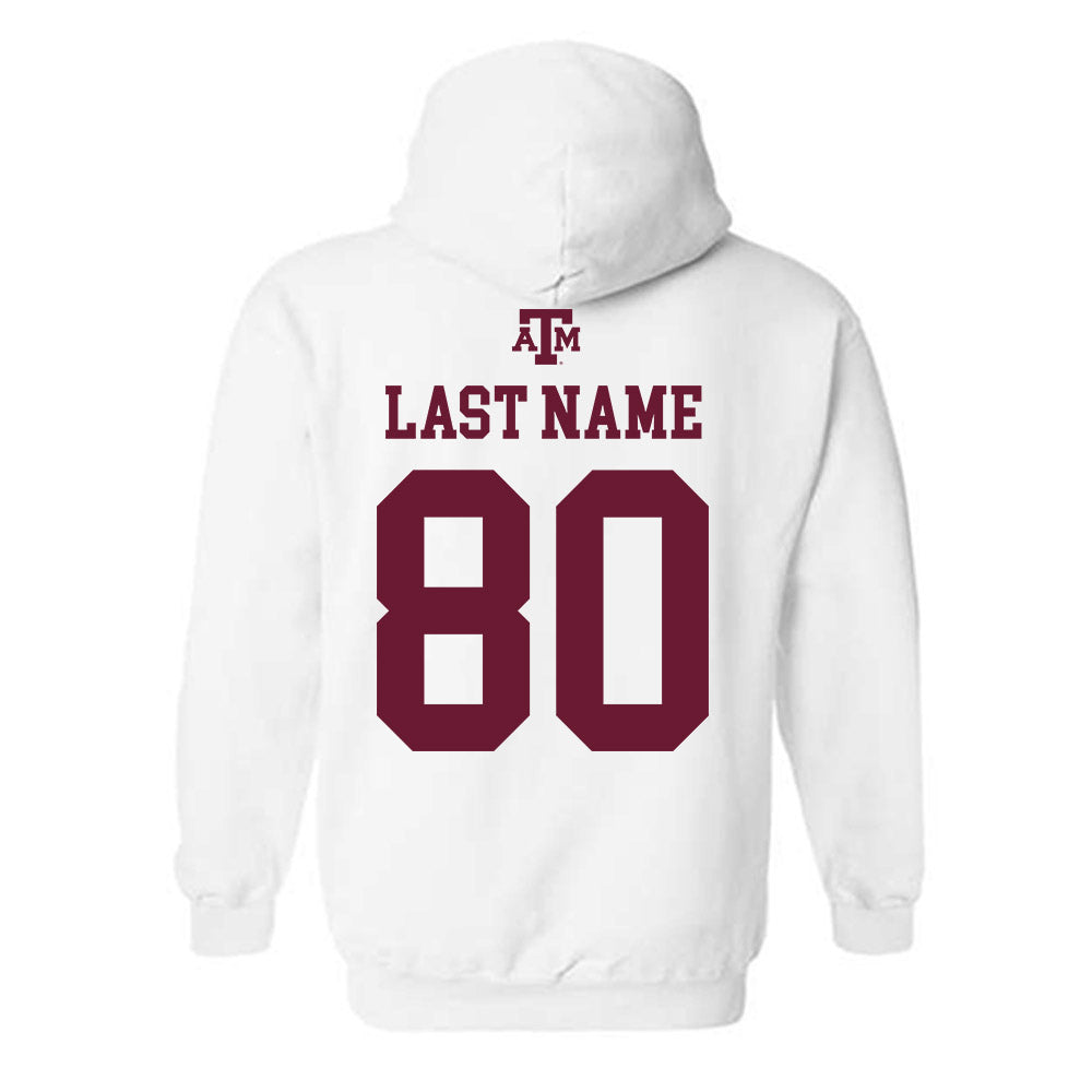 Texas A&M - NCAA Football : Jerome Myles - White Out 2026 Hooded Sweatshirt-1