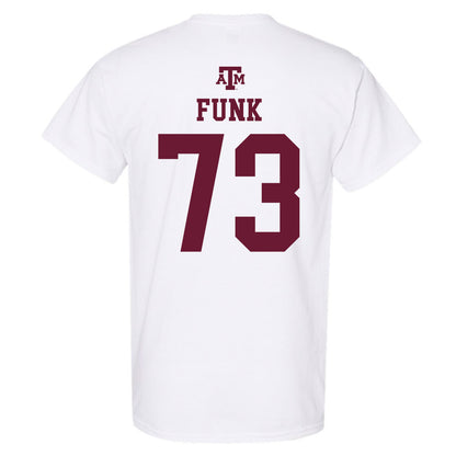 Texas A&M - NCAA Football : Ashton Funk - White Out 2026 T-Shirt-1