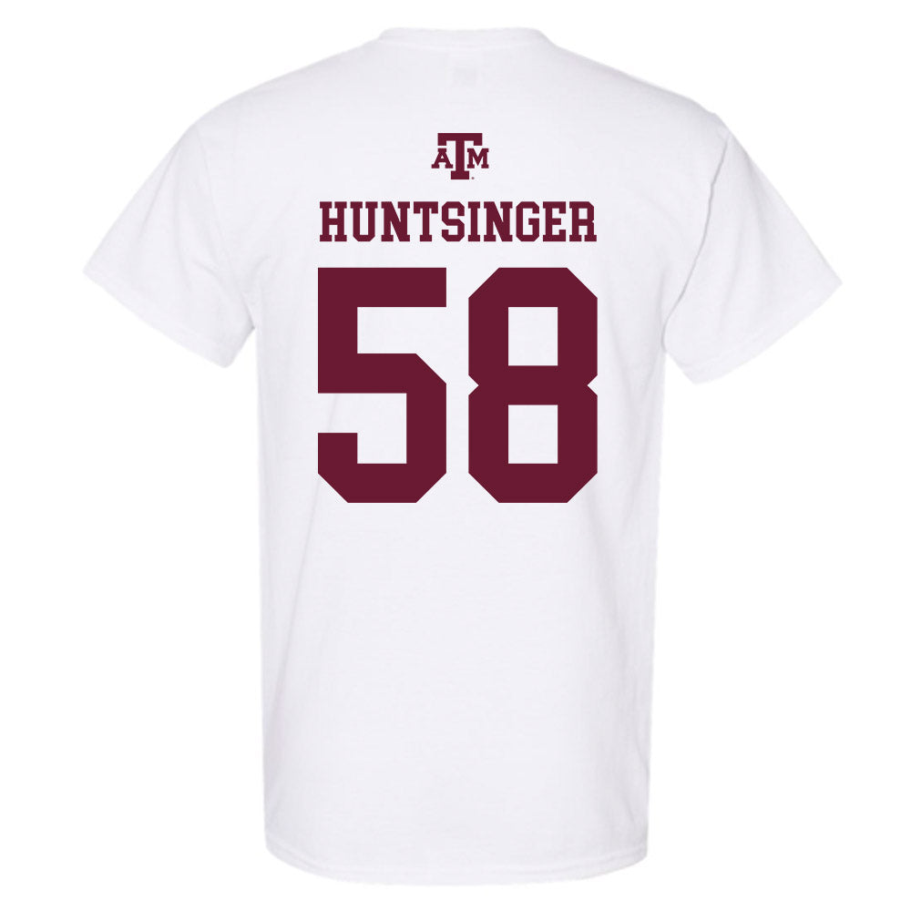 Texas A&M - NCAA Football : William Huntsinger - White Out 2026 T-Shirt-1