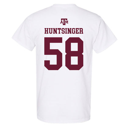 Texas A&M - NCAA Football : William Huntsinger - White Out 2026 T-Shirt-1