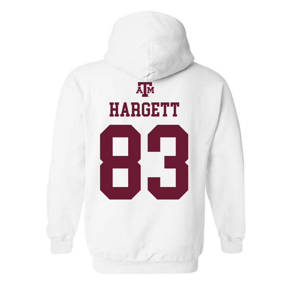 Texas A&M - NCAA Football : Will Hargett - White Out 2026 Hooded Sweatshirt-1