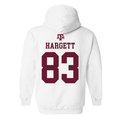 Texas A&M - NCAA Football : Will Hargett - White Out 2026 Hooded Sweatshirt-1