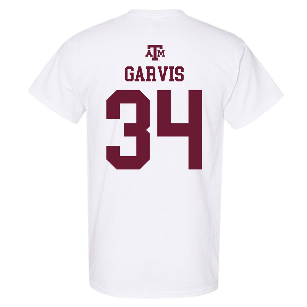 Texas A&M - NCAA Football : Kyle Garvis - White Out 2026 T-Shirt-1