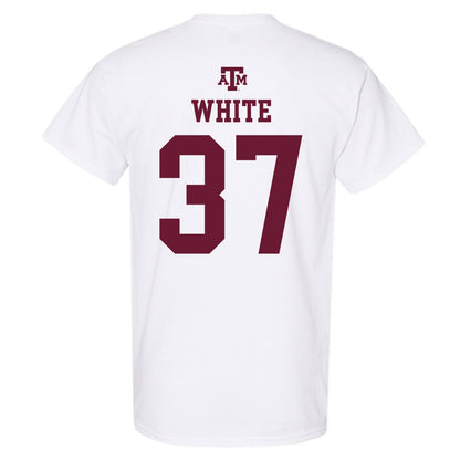 Texas A&M - NCAA Football : Tyler White - White Out 2026 T-Shirt-1