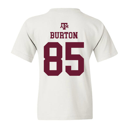 Texas A&M - NCAA Football : Chase Burton - White Out 2026 Youth T-Shirt-1