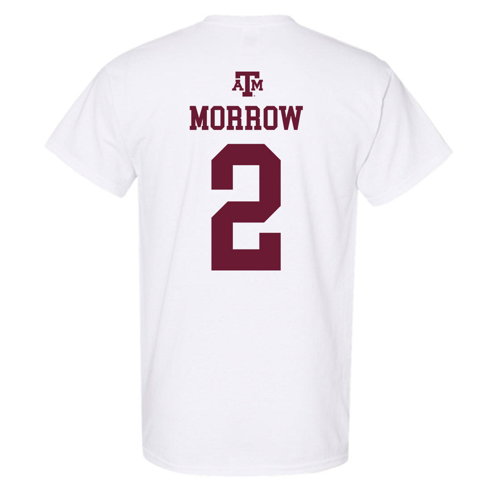 Texas A&M - NCAA Football : Jamarion Morrow - White Out 2026 T-Shirt-1