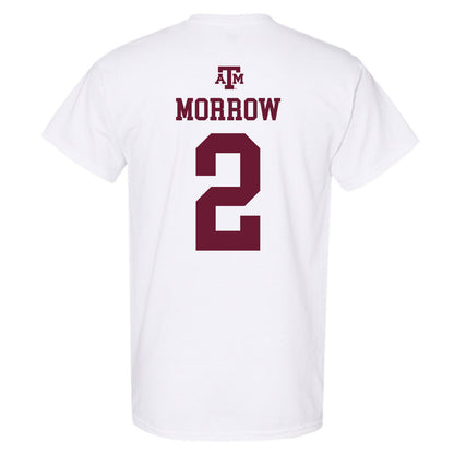 Texas A&M - NCAA Football : Jamarion Morrow - White Out 2026 T-Shirt-1
