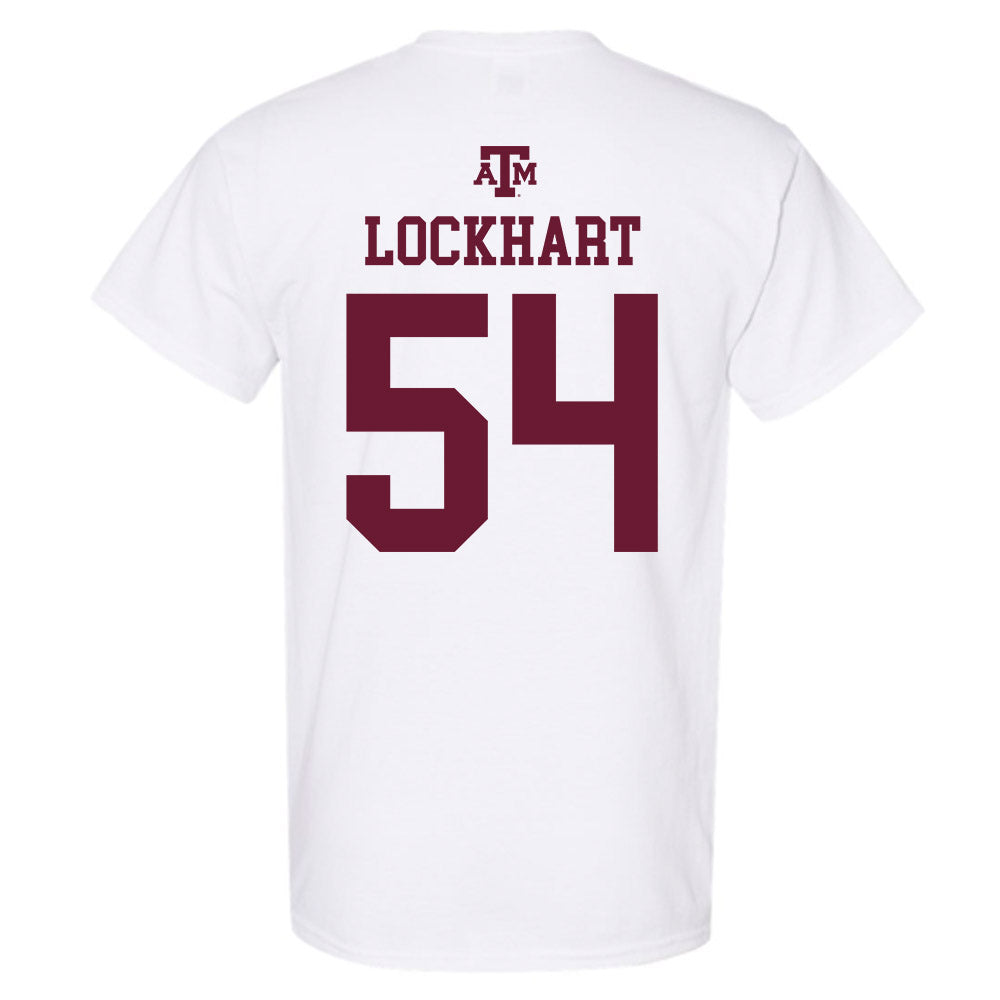 Texas A&M - NCAA Football : Jordan Lockhart - White Out 2026 T-Shirt-1