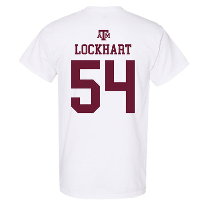 Texas A&M - NCAA Football : Jordan Lockhart - White Out 2026 T-Shirt-1