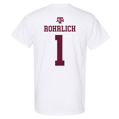 Texas A&M - NCAA Softball : Reagan Rohrlich - White Out 2026 T-Shirt-1