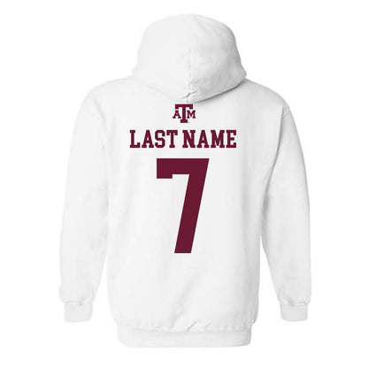 Texas A&M - NCAA Football : Tyreek Chappell - White Out 2026 Hooded Sweatshirt-1
