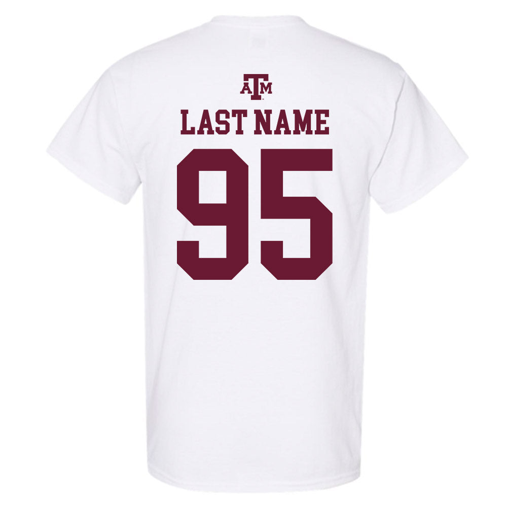 Texas A&M - NCAA Football : Alex Abbott - White Out 2026 T-Shirt-1