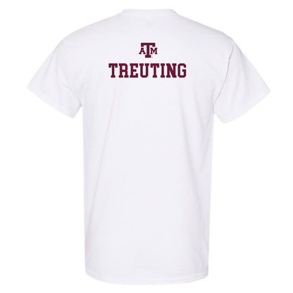 Texas A&M - NCAA Equestrian : Alida Treuting - White Out 2026 T-Shirt-1