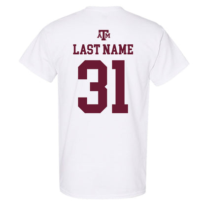 Texas A&M - NCAA Football : Shea Freibaum - White Out 2026 T-Shirt-1
