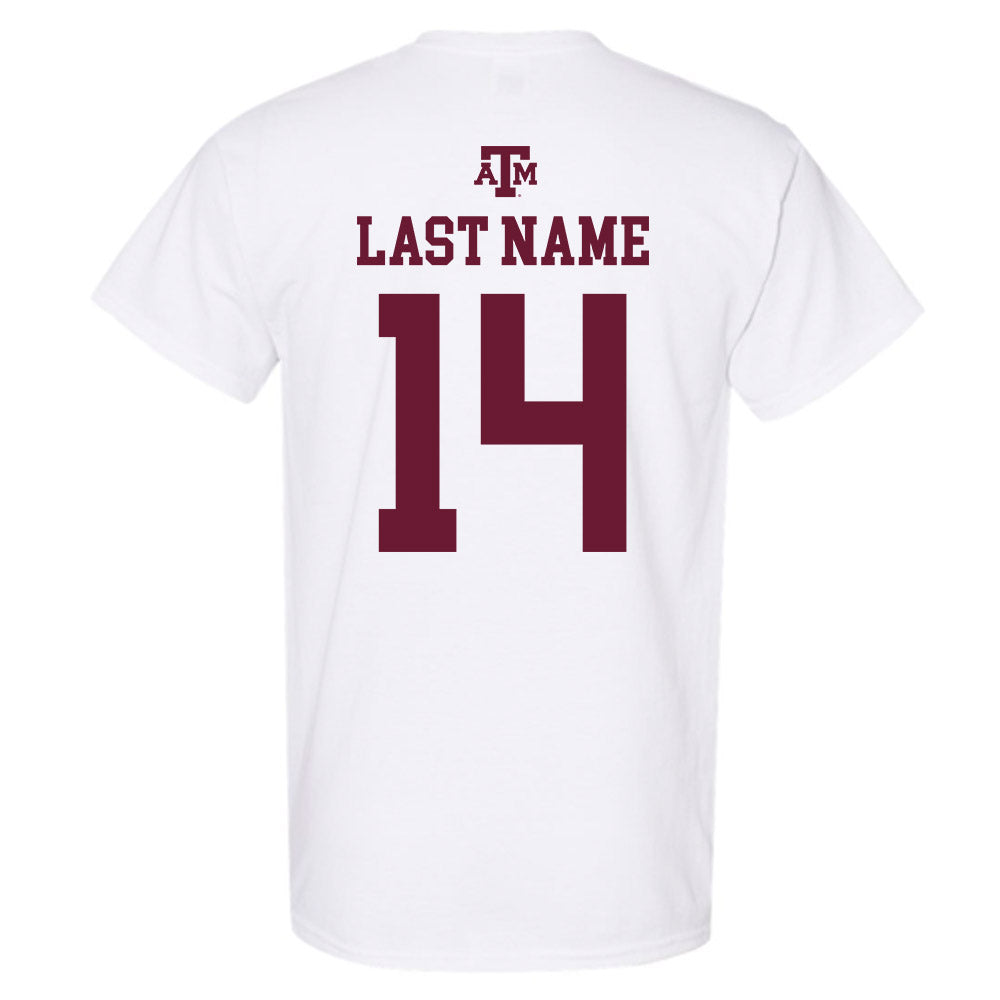 Texas A&M - NCAA Football : Eli Morcos - White Out 2026 T-Shirt-1