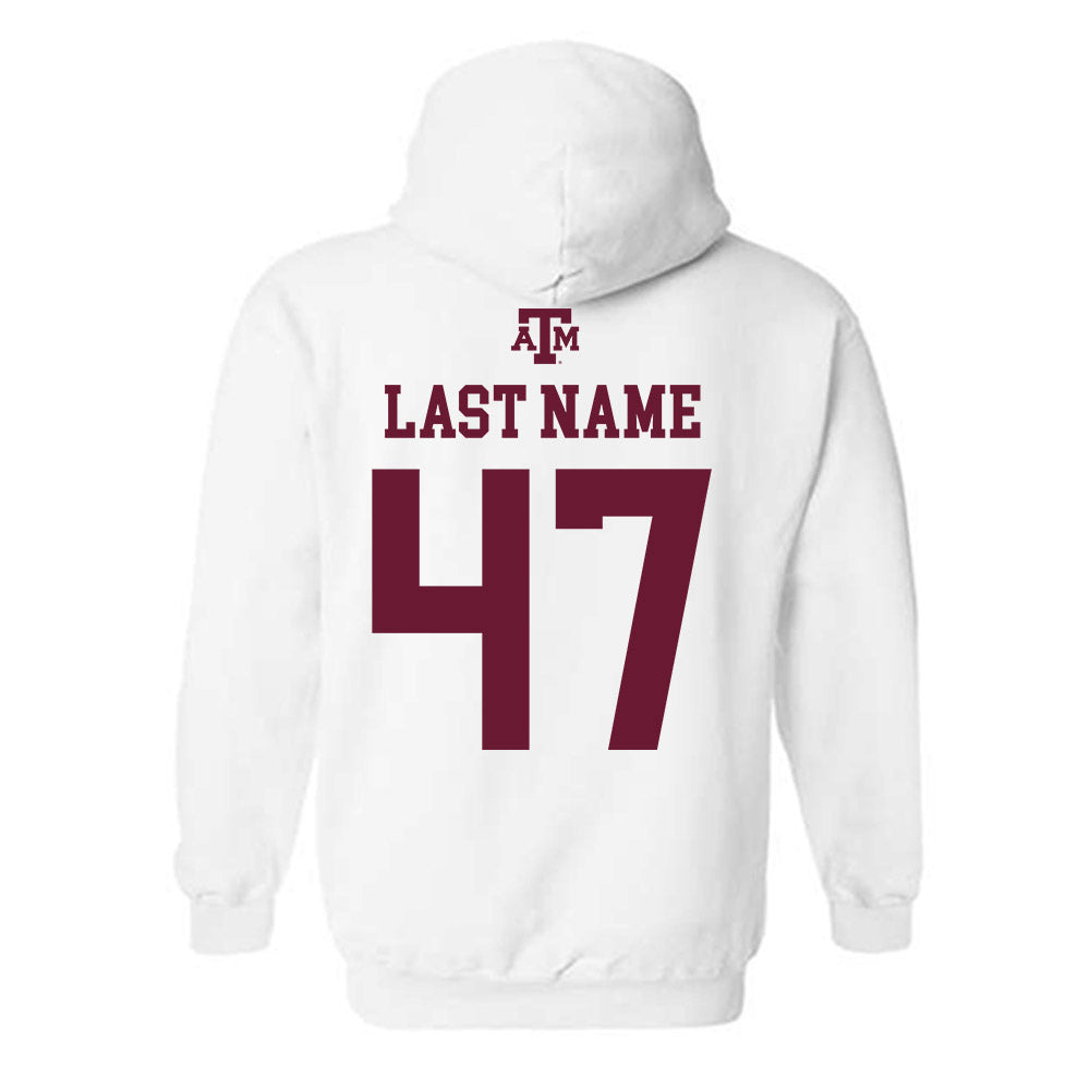 Texas A&M - NCAA Football : Randy Bond - White Out 2026 Hooded Sweatshirt-1