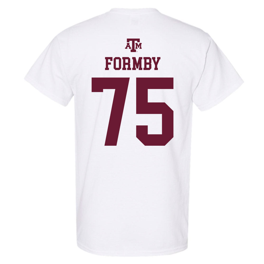Texas A&M - NCAA Football : Wilkin Formby - White Out 2026 T-Shirt-1