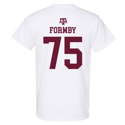 Texas A&M - NCAA Football : Wilkin Formby - White Out 2026 T-Shirt-1