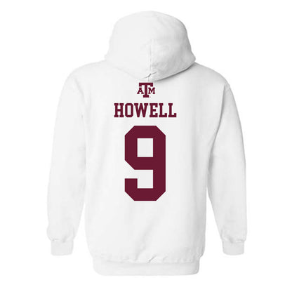 Texas A&M - NCAA Football : Cashius Howell - White Out 2026 Hooded Sweatshirt-1