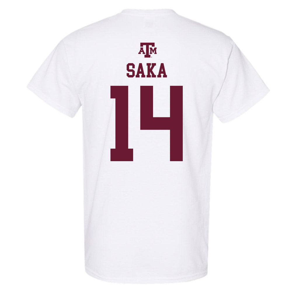 Texas A&M - NCAA Football : Anto Saka - White Out 2026 T-Shirt-1