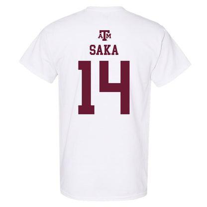 Texas A&M - NCAA Football : Anto Saka - White Out 2026 T-Shirt-1