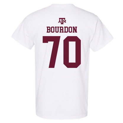 Texas A&M - NCAA Football : Robert Bourdon - White Out 2026 T-Shirt-1