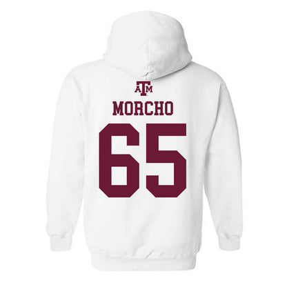 Texas A&M - NCAA Football : Avery Morcho - White Out 2026 Hooded Sweatshirt-1