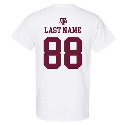 Texas A&M - NCAA Football : Micah Riley - White Out 2026 T-Shirt-1