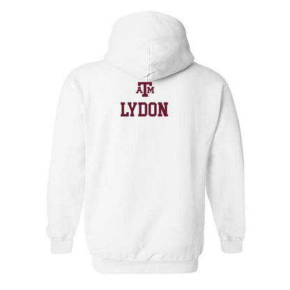 Texas A&M - NCAA Women's Track & Field : Rylee Lydon - White Out 2026 Hooded Sweatshirt-1