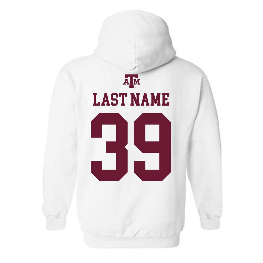 Texas A&M - NCAA Football : Adam Graham - White Out 2026 Hooded Sweatshirt-1