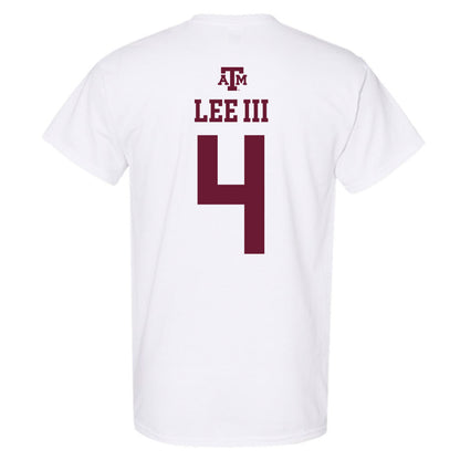 Texas A&M - NCAA Football : Will Lee III - White Out 2026 T-Shirt-1