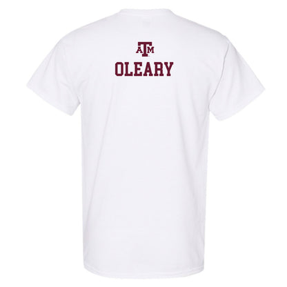 Texas A&M - NCAA Women's Swimming & Diving : Hannah Oleary - White Out 2026 T-Shirt-1