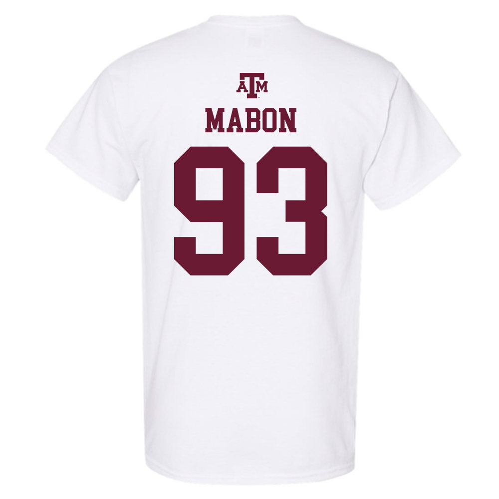 Texas A&M - NCAA Football : Nathan Mabon - White Out 2026 T-Shirt-1