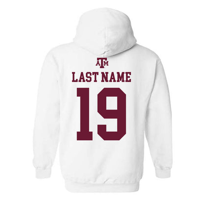 Texas A&M - NCAA Football : Paxton Land - White Out 2026 Hooded Sweatshirt-1