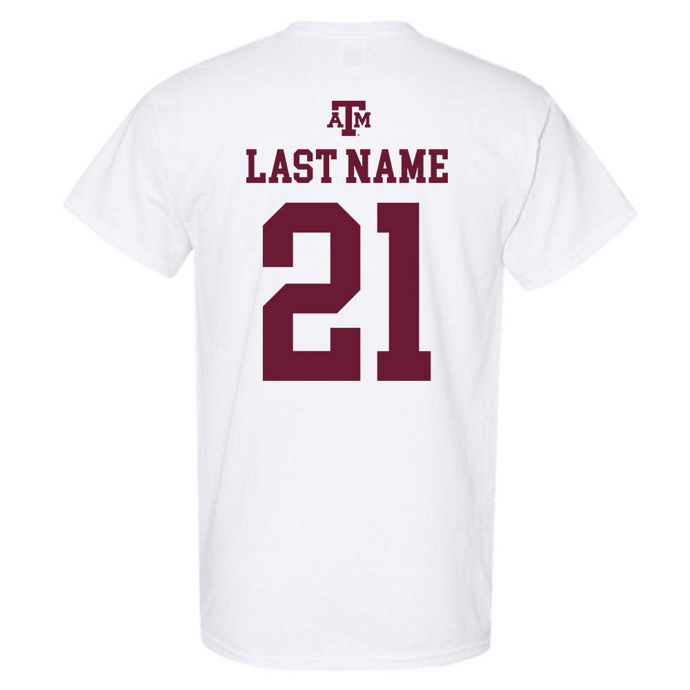 Texas A&M - NCAA Football : Taurean York - White Out 2026 T-Shirt-1