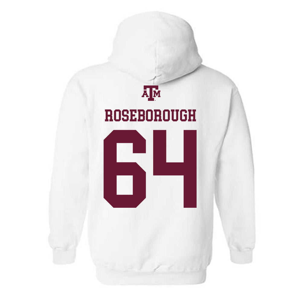 Texas A&M - NCAA Football : Samuel Roseborough - White Out 2026 Hooded Sweatshirt-1