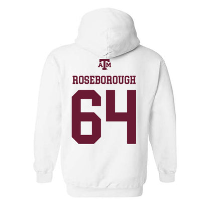 Texas A&M - NCAA Football : Samuel Roseborough - White Out 2026 Hooded Sweatshirt-1