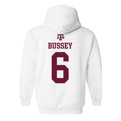 Texas A&M - NCAA Football : Terry Bussey - White Out 2026 Hooded Sweatshirt-1