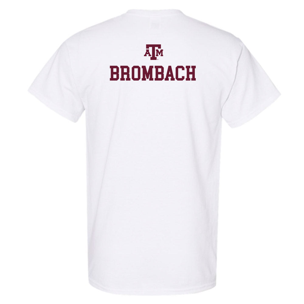 Texas A&M - NCAA Equestrian : McKayla Brombach - White Out 2026 T-Shirt-1