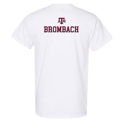 Texas A&M - NCAA Equestrian : McKayla Brombach - White Out 2026 T-Shirt-1