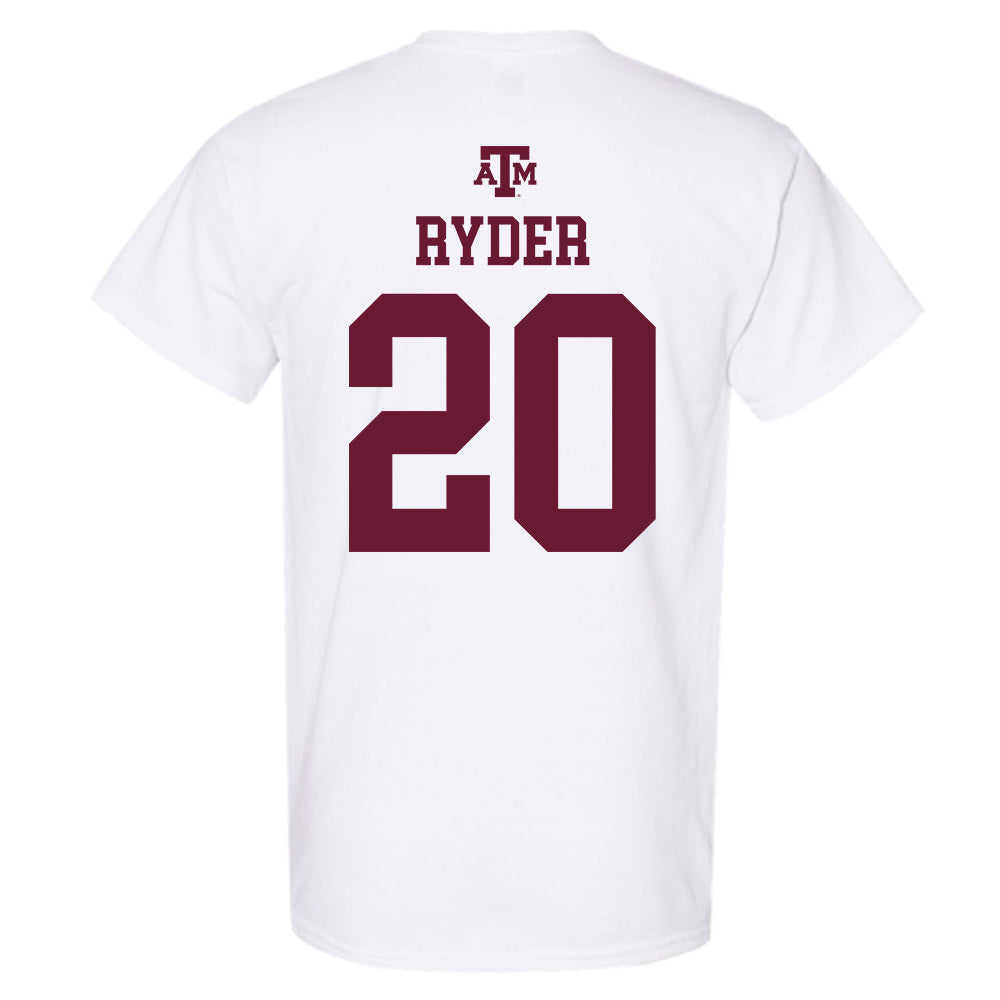 Texas A&M - NCAA Football : Johnny Ryder - White Out 2026 T-Shirt-1