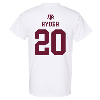 Texas A&M - NCAA Football : Johnny Ryder - White Out 2026 T-Shirt-1