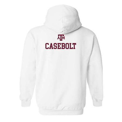 Texas A&M - NCAA Equestrian : Gracie Casebolt - White Out 2026 Hooded Sweatshirt-1