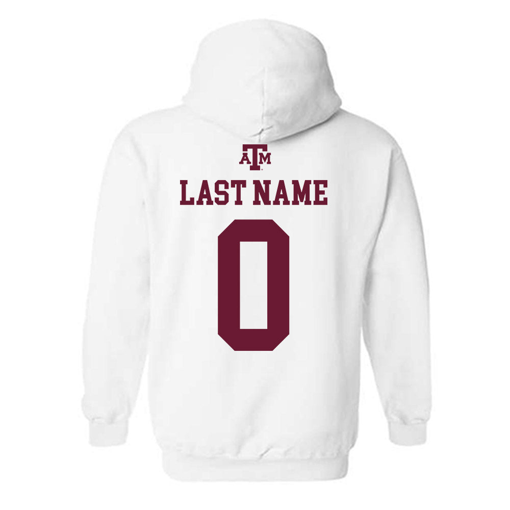 Texas A&M - NCAA Football : Kelwin Edwards - White Out 2026 Hooded Sweatshirt-1